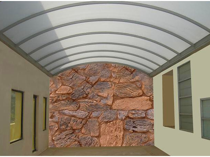 Estructura Aluminio Techo Semicircular Guerrero MABER Aluminio