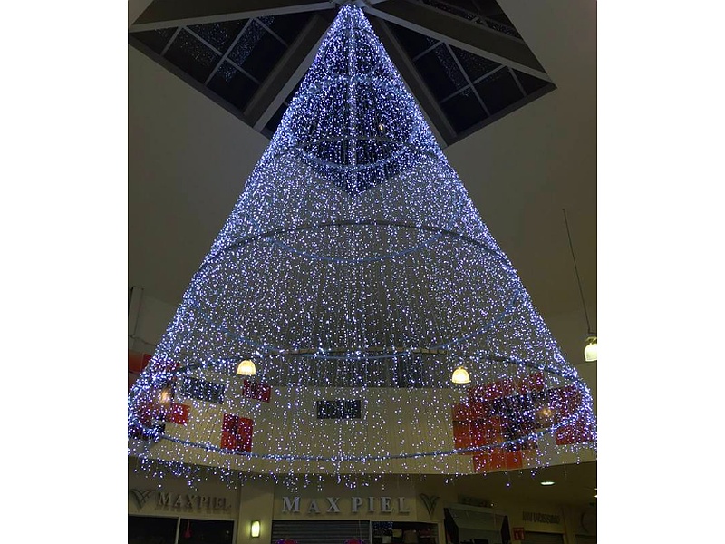 Estructura Círculos Concéntricos Aluminio Árbol Navidad Guerrero MABER Aluminio
