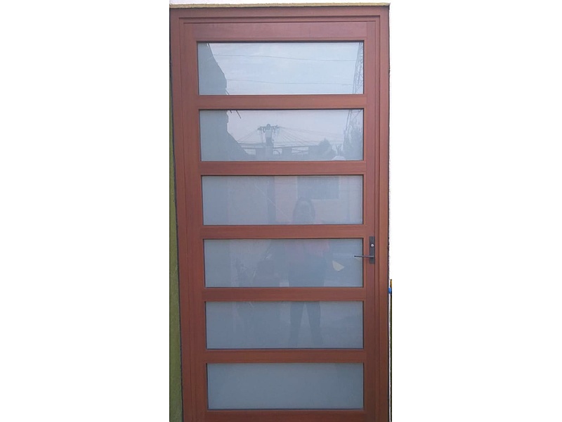Puerta Madera Cristal Beige México