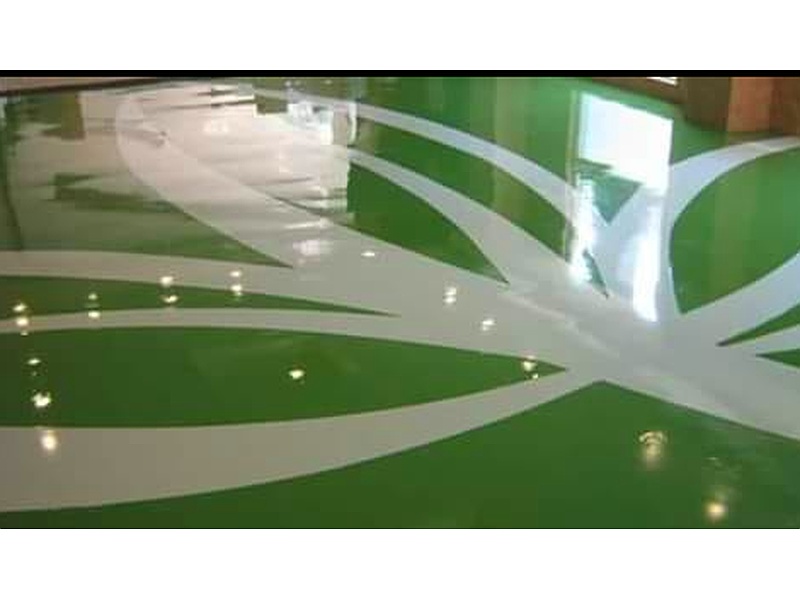 Piso Industrial Verde Bosque México