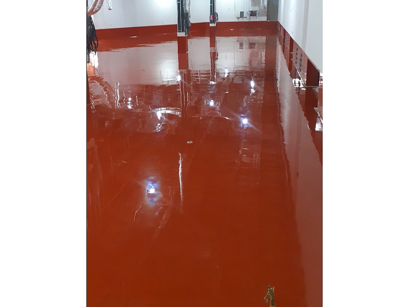 Piso Industrial Rojo Linares 2 México