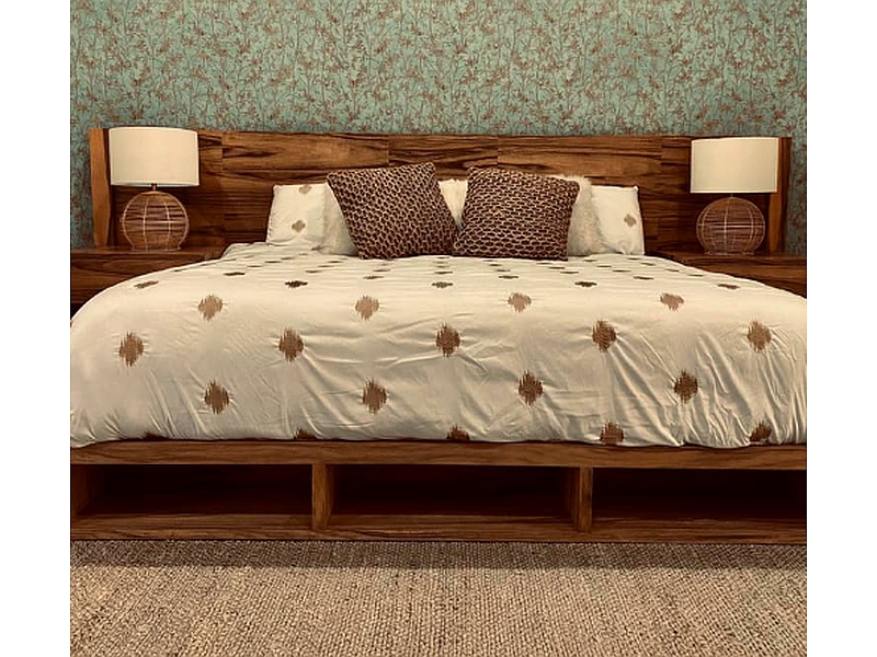 cama de madera CDMX Cactus Arquitectura