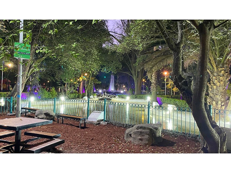Instalacion iluminación publica Mexico