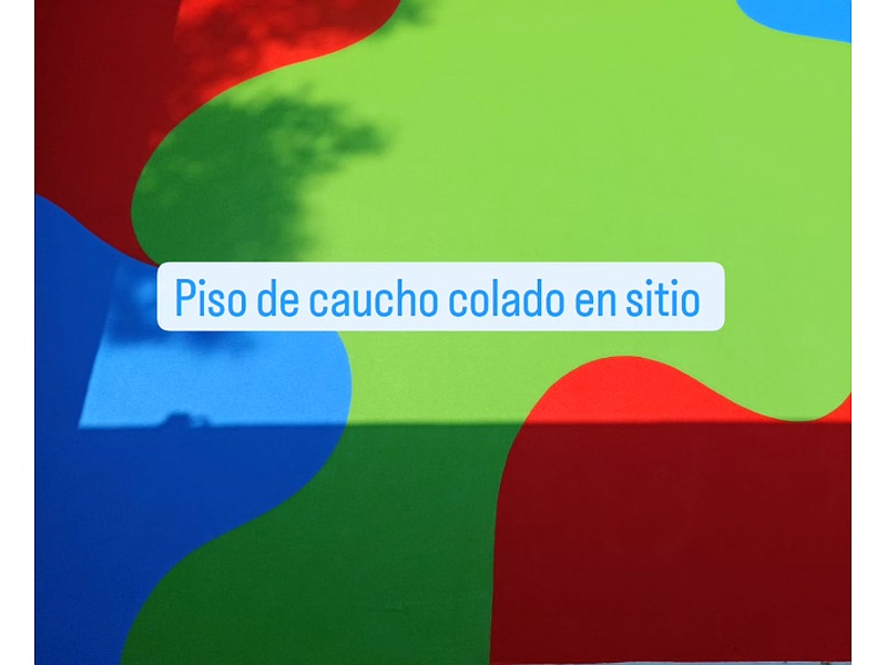 Piso Caucho Colores Formas Infantil El Yucon Pisos Deportivos