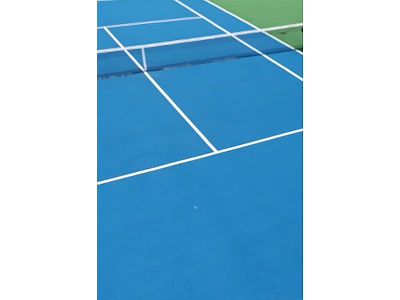 Piso Cancha Tennis Ags El Yucon Pisos Deportivos