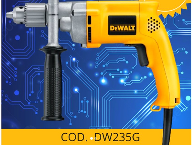 Taladro 1/2" con Cable DW235G Dewalt México