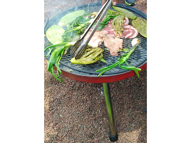 HORNO CIRCULAR CON 4 PATAS PARA JARDIN mexico