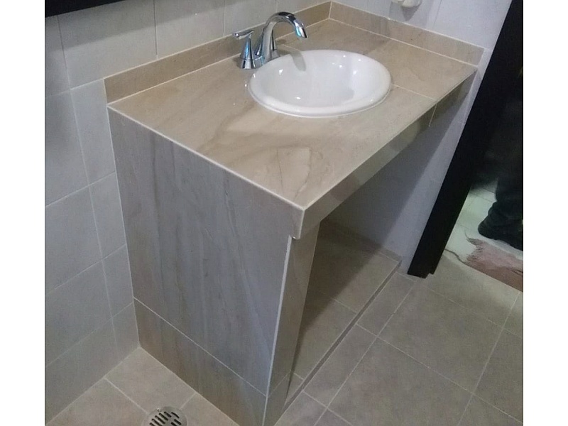 fabricación de base para lavabo CDMX Soluciones en Remodelación y Mantenimiento