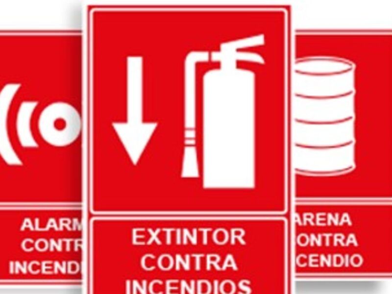 Señales de Equipo Contra incendios CDMX