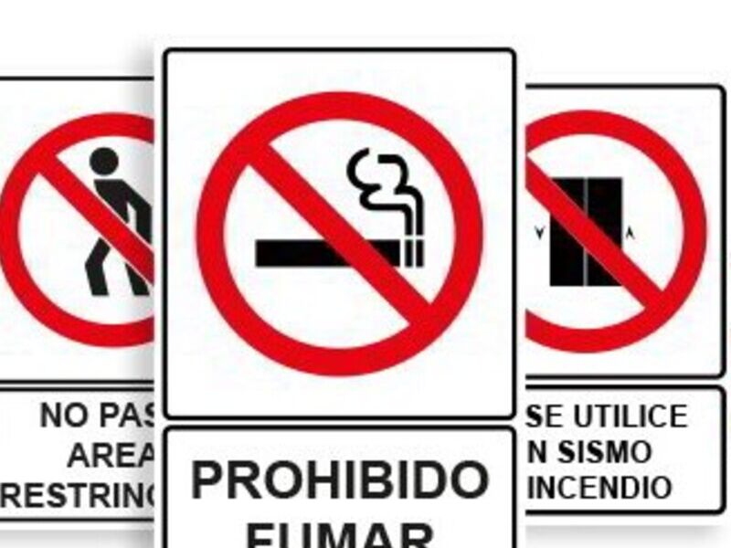 Señales de Prohibición CDMX
