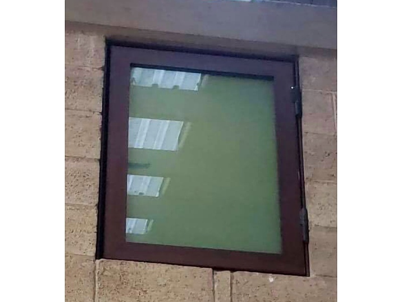 Ventana Marco Aluminio Marrón Cuadrada Chiapas HMH Construccion