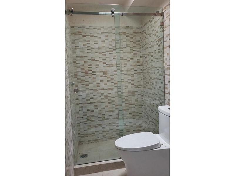 Puerta Vidrio Bañera Transparente Chiapas HMH Construccion