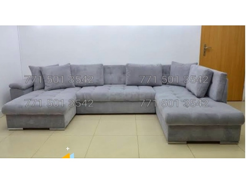 Sala Herradura Gris CDMX Muebles en Oferta Amy 2