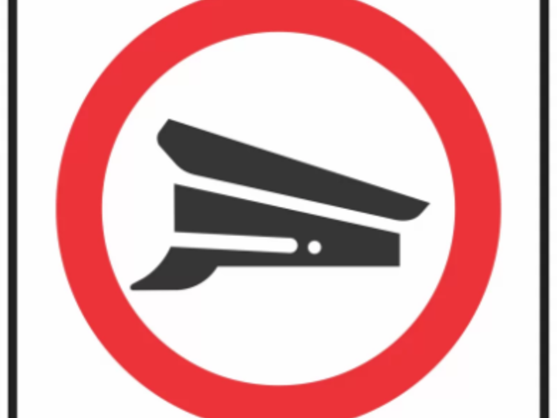 Señalamiento Restrictivo SR-08 en Sonora