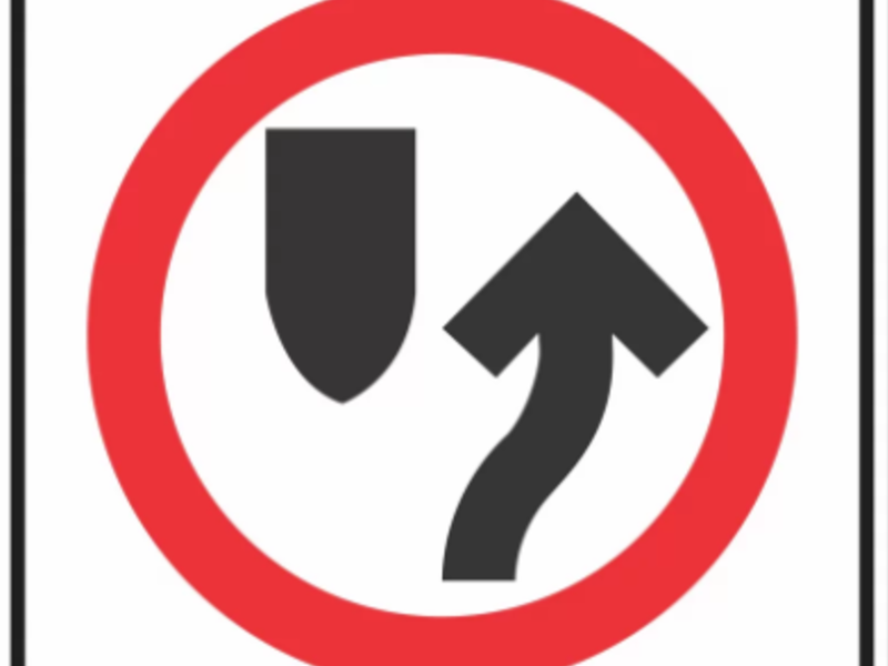 Señalamiento Restrictivo SR-11A en Sonora