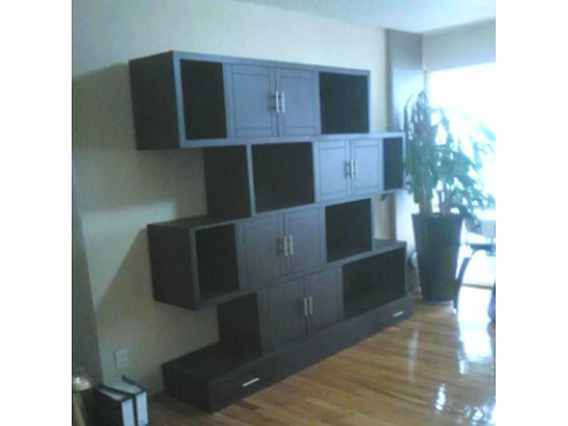 Mueble Oficina Minimalista Chocolate México