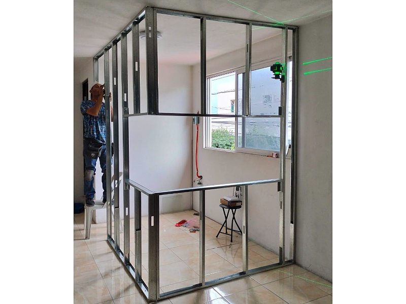 Instalacion de perfileria para tablaroca Mexico