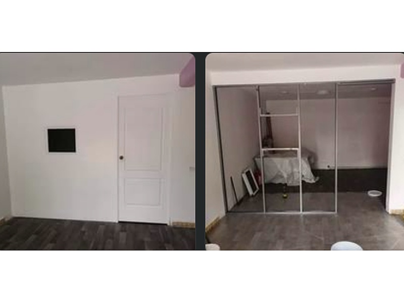 Instalación de pared en tablaroca Mexico