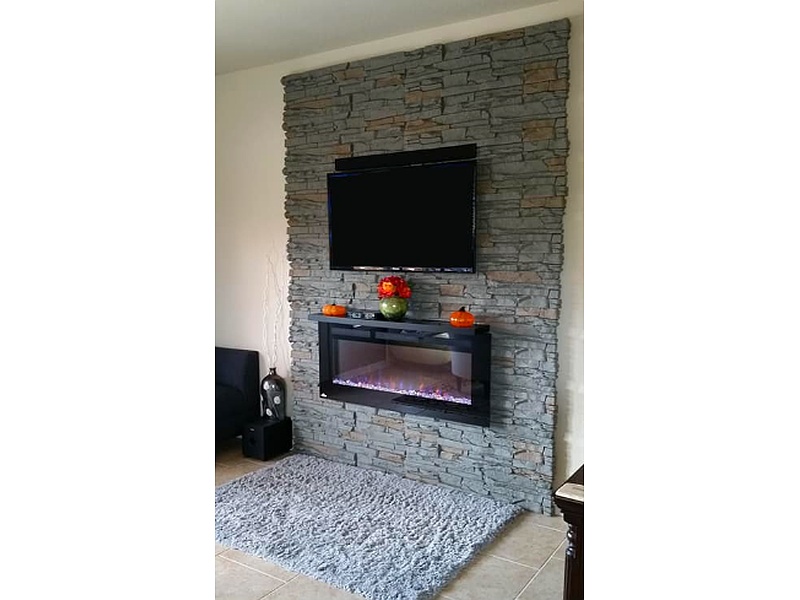 Rack de tv flotante CDMX Iluminacion y remodelaciones