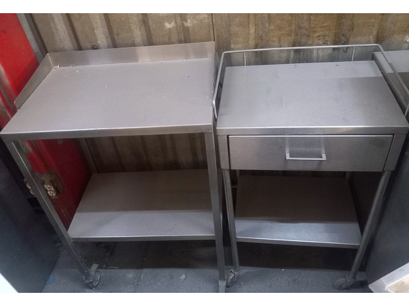 mueble auxiliar de cocina Morelia GIAM mobiliario de acero inoxidable