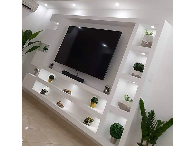 Mueble para Tv de tablaroca Mexico