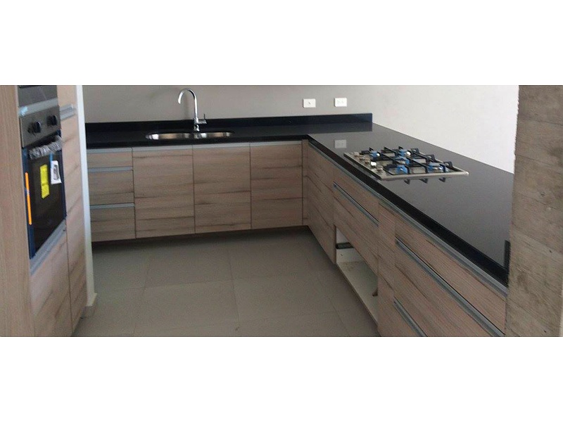 Muebles color beige de cocina Mexico