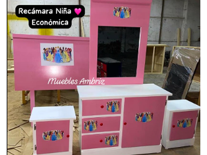 Cómoda Personalizada Princesas Michoacán Muebles Ambriz