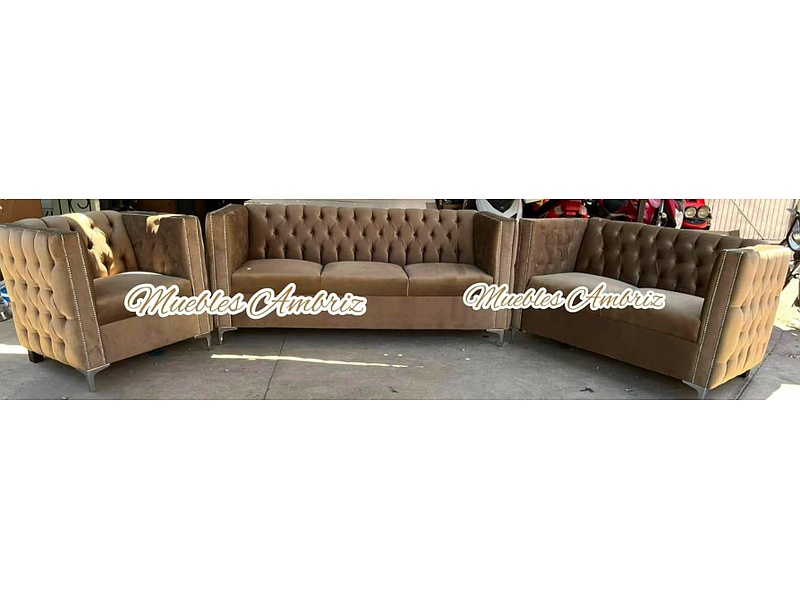 Juego Sala Beige 321 Michoacan Muebles Ambriz