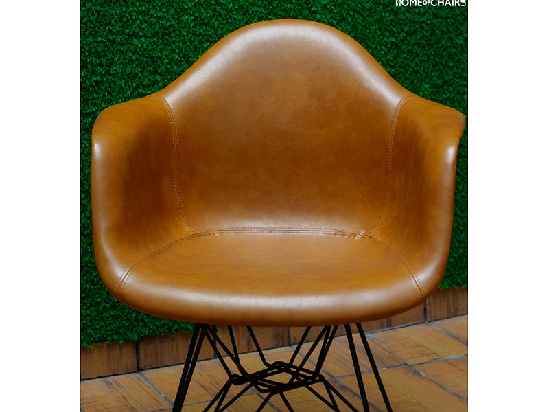  Silla Berlín tapizada en piel Guadalajara Muebles. HOME of Chairs