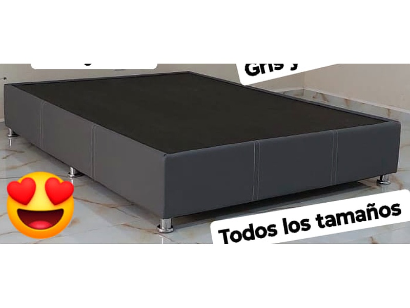 Base de cama color gris Mexico