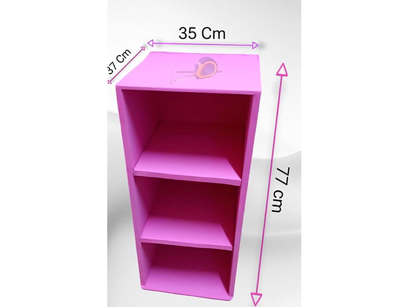 Mini Organizador Madera Rosa Oaxaca Muebleria Ronin