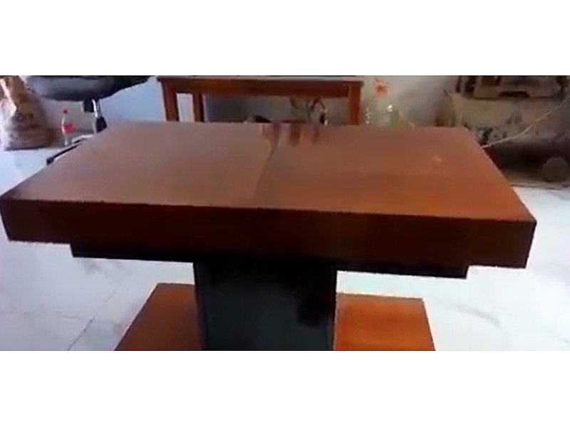 Mesa de Centro en Madera Parota México