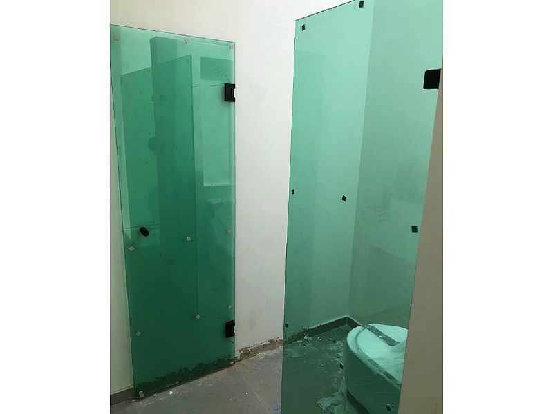 Canceles de baño tintex de 9mm templado Guadalajara Aluminio y Cristales LaGar