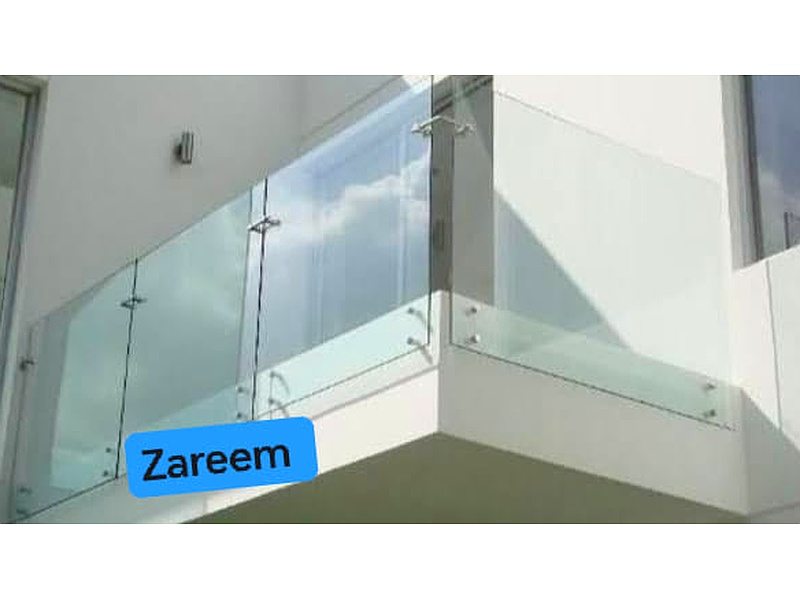 Balcón de cristal claro templado de 9mm México