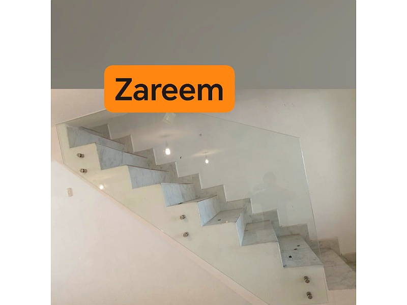 Pasamanos en cristal templado de 9mm México