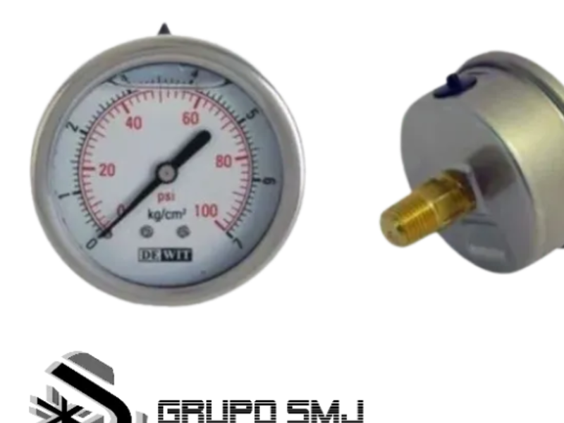 Manómetro de acero inoxidable en México 