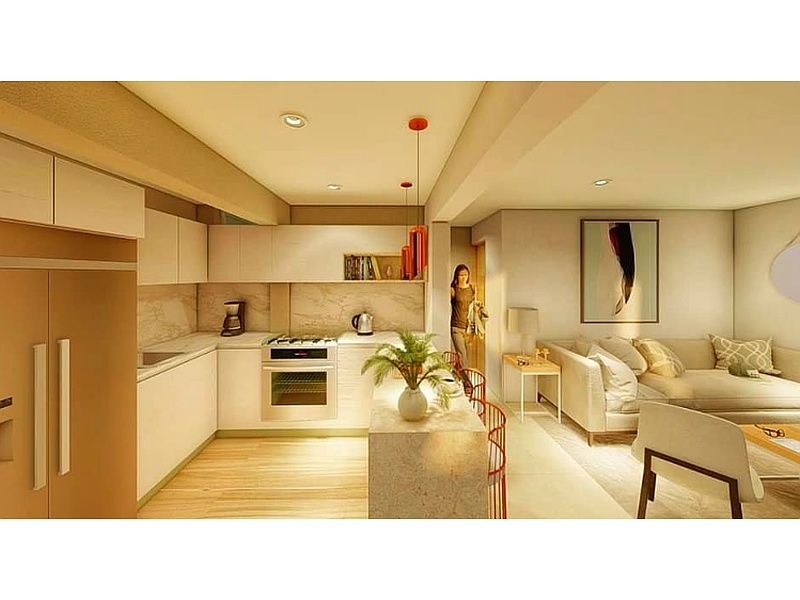 Diseño  De Sala Cocina México