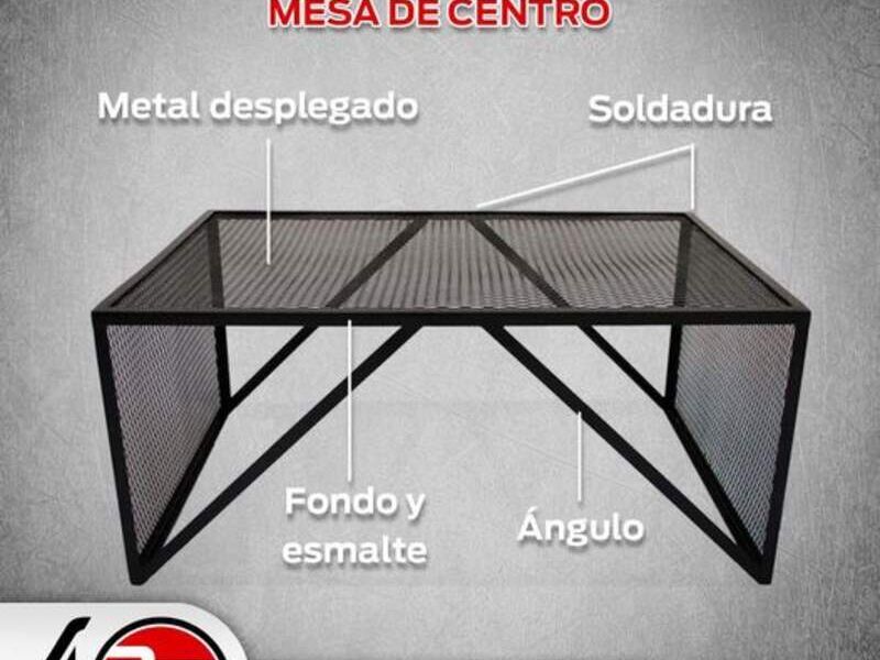Mesa de centra Acero México Culiácan