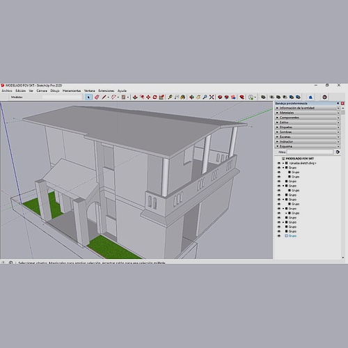 Modelado de vivienda en 3D México