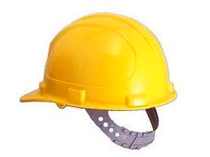 Casco de protección color amarillo Mexico