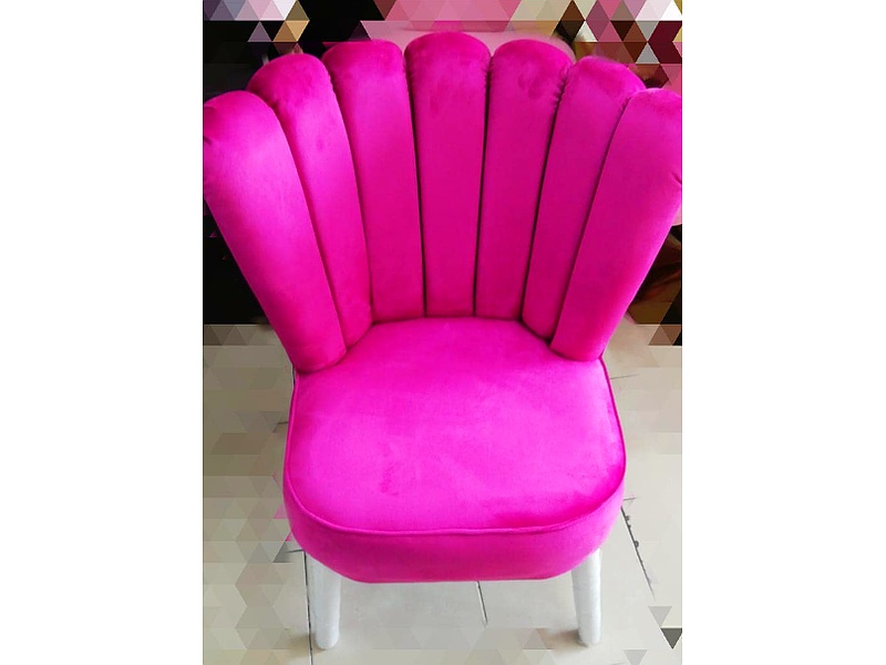 Silla fucsia para peluqueria Mexico