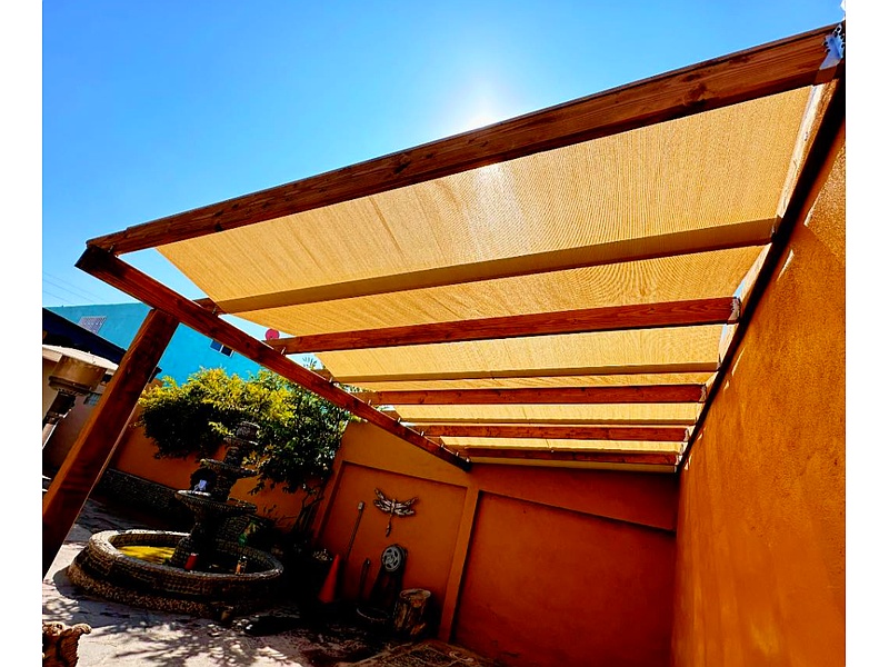Cubierta de madera con tela Mexico