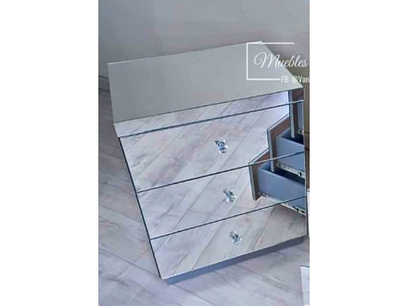 Cómoda Cajonera 3 Cajones Plata Tlaxcala muebles y vanitys Fernando