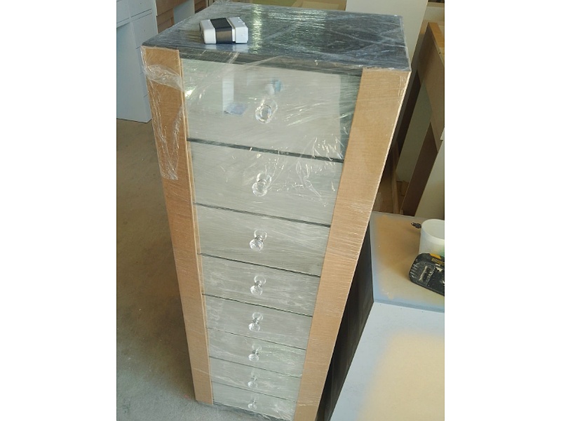 Cómoda Cajonera Vertical Blanca Tlaxcala muebles y vanitys Fernando