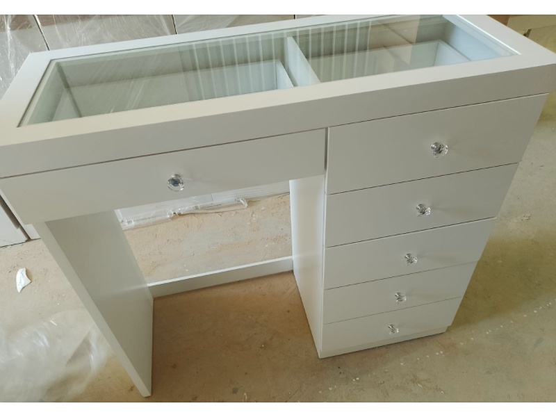 Velador Simple Blanco Tlaxcala muebles y vanitys Fernando