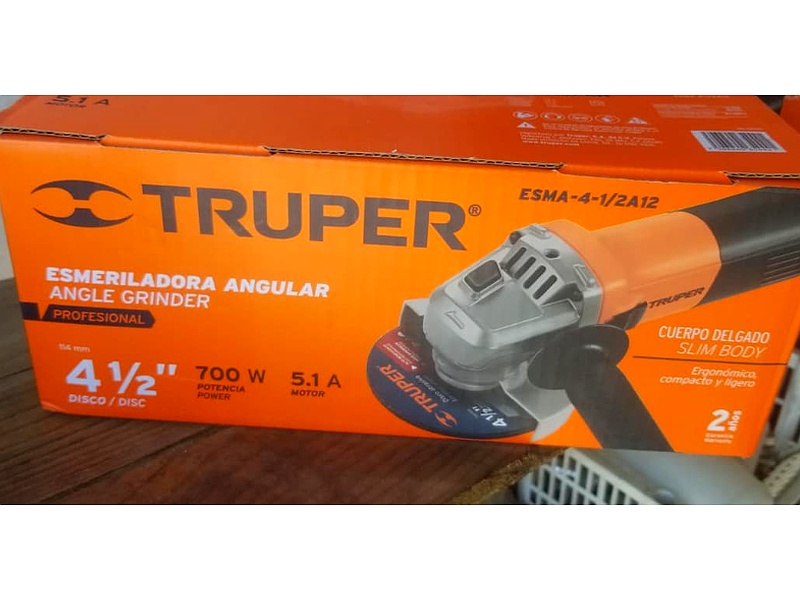 ESMERILADORA ANGULAR ANGLE TRUPPER MEXICO