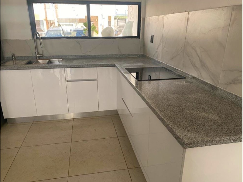 Cubierta Cocina Cuarzo Grey Clark México