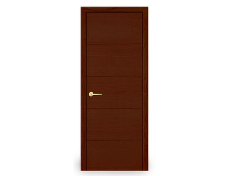 Puerta De Madera Chocolate Poro Abierto México