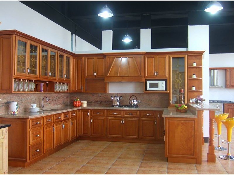Cocina rustica en escuadra México