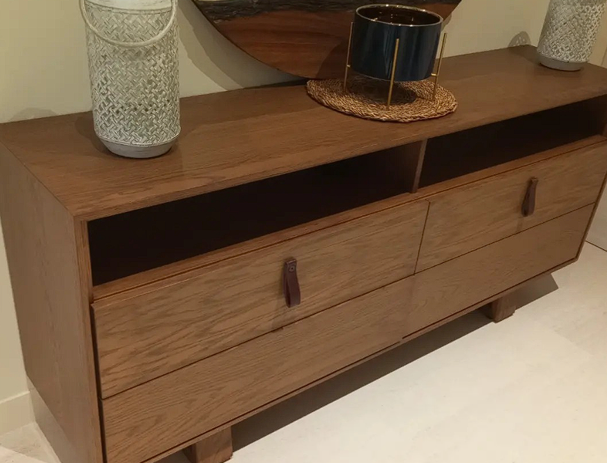 Mueble de Sala con Cajones de Madera Mexico